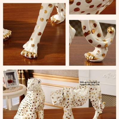 tượng sứ, tượng trang trí,tượng báo đốm, tượng trung quốc,